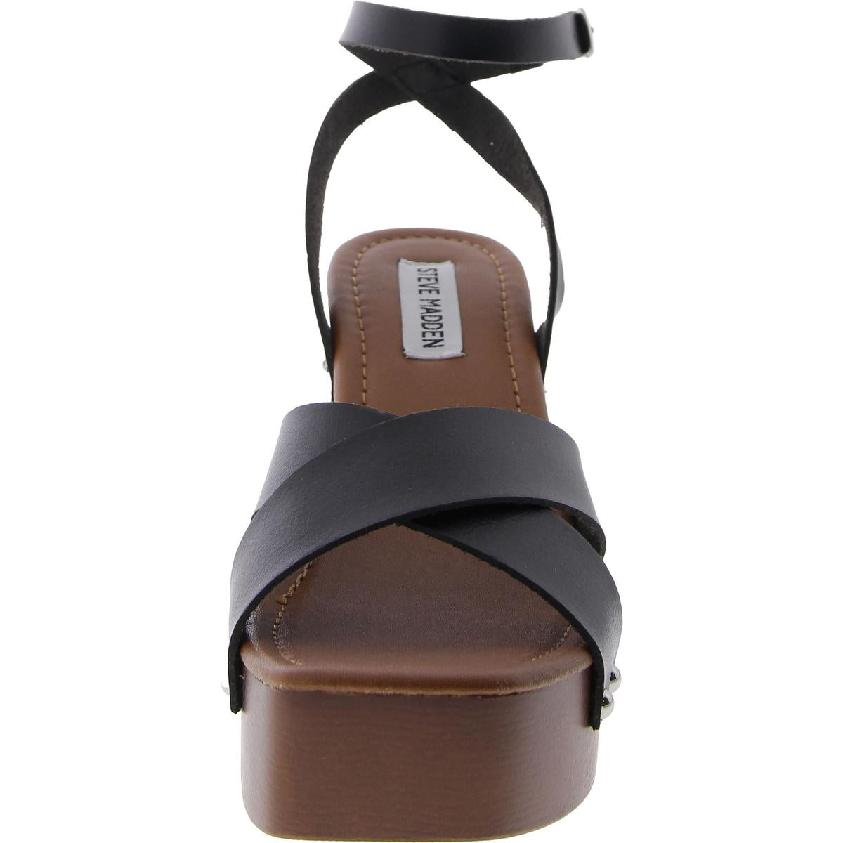 Dear Womens Faux Leather Strappy Platform Sandals