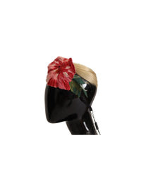 Dolce & Gabbana Women's Pink Silk Flower Hair Accessory