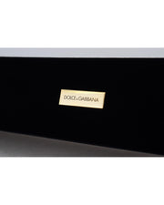 Dolce & Gabbana Velvet Logo Plaque Jewelry Box