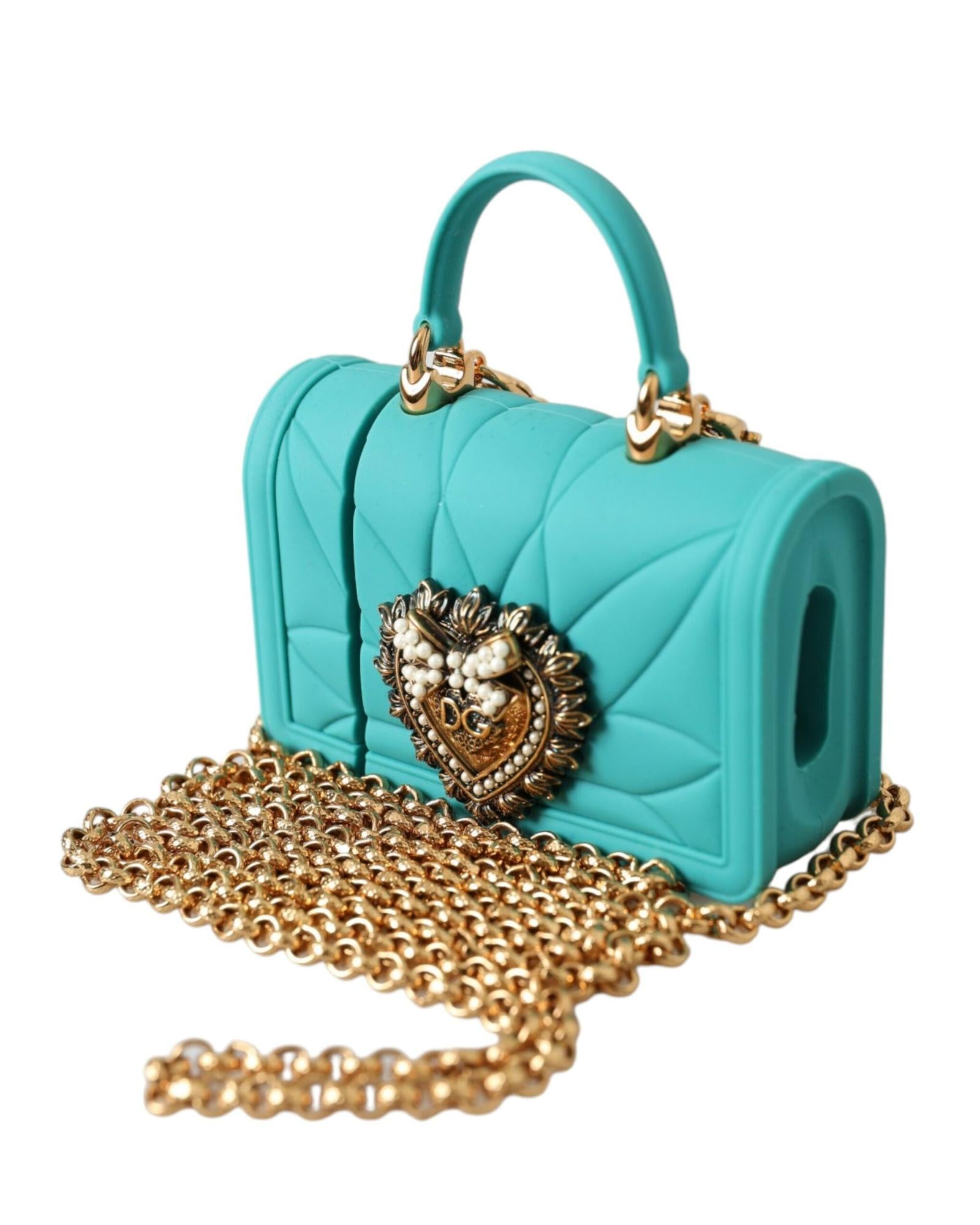 Dolce & Gabbana icily Mini Bag Turquoie ilicone