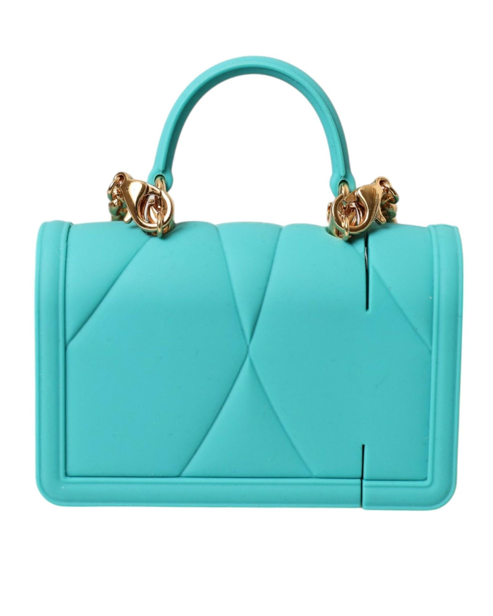 Dolce & Gabbana icily Mini Bag Turquoie ilicone