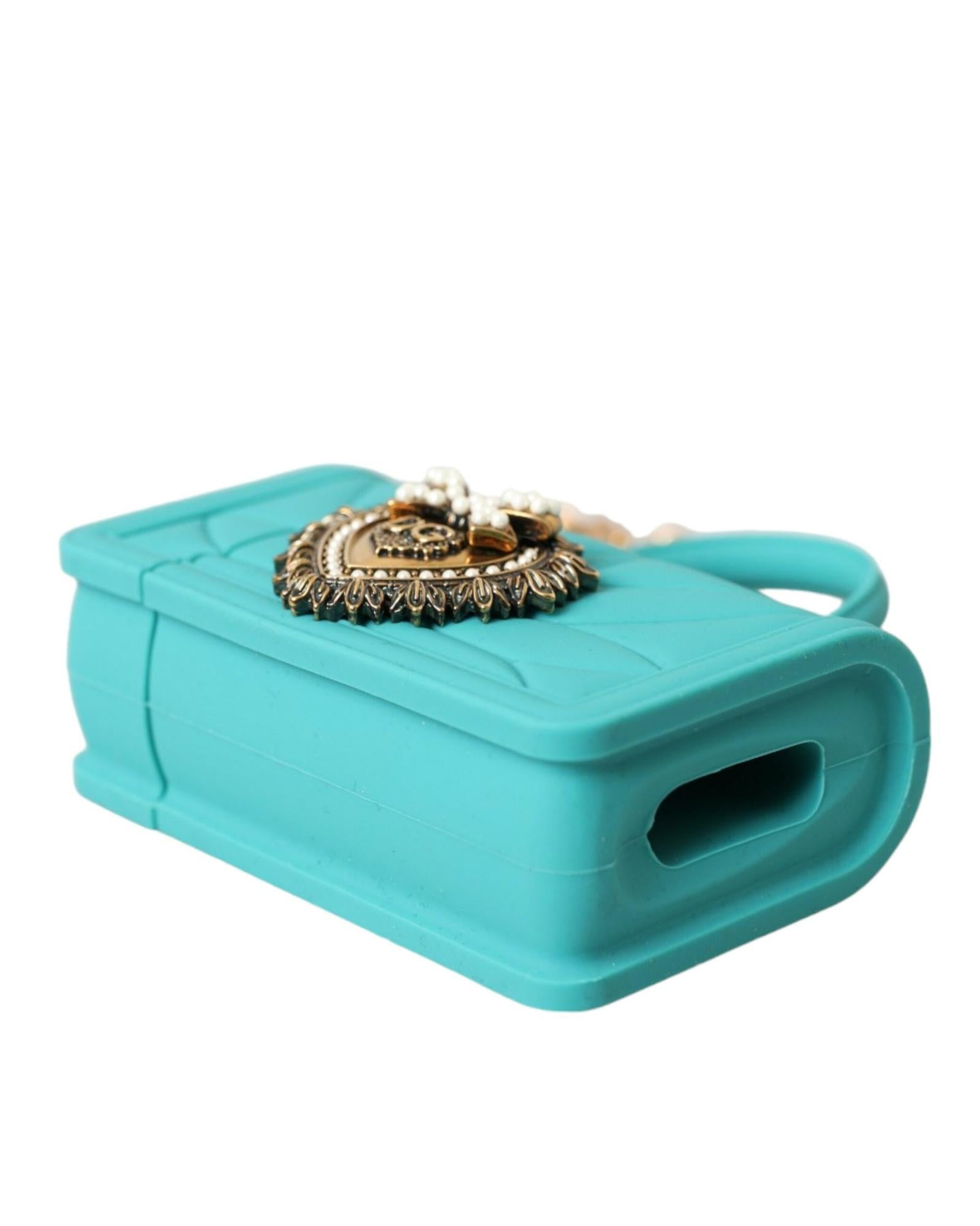 Dolce & Gabbana icily Mini Bag Turquoie ilicone