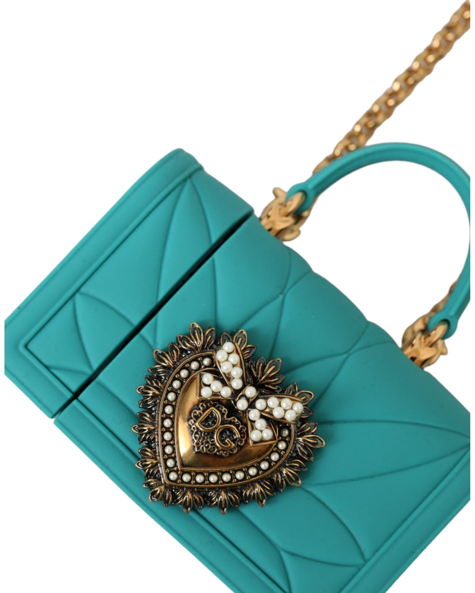Dolce & Gabbana icily Mini Bag Turquoie ilicone