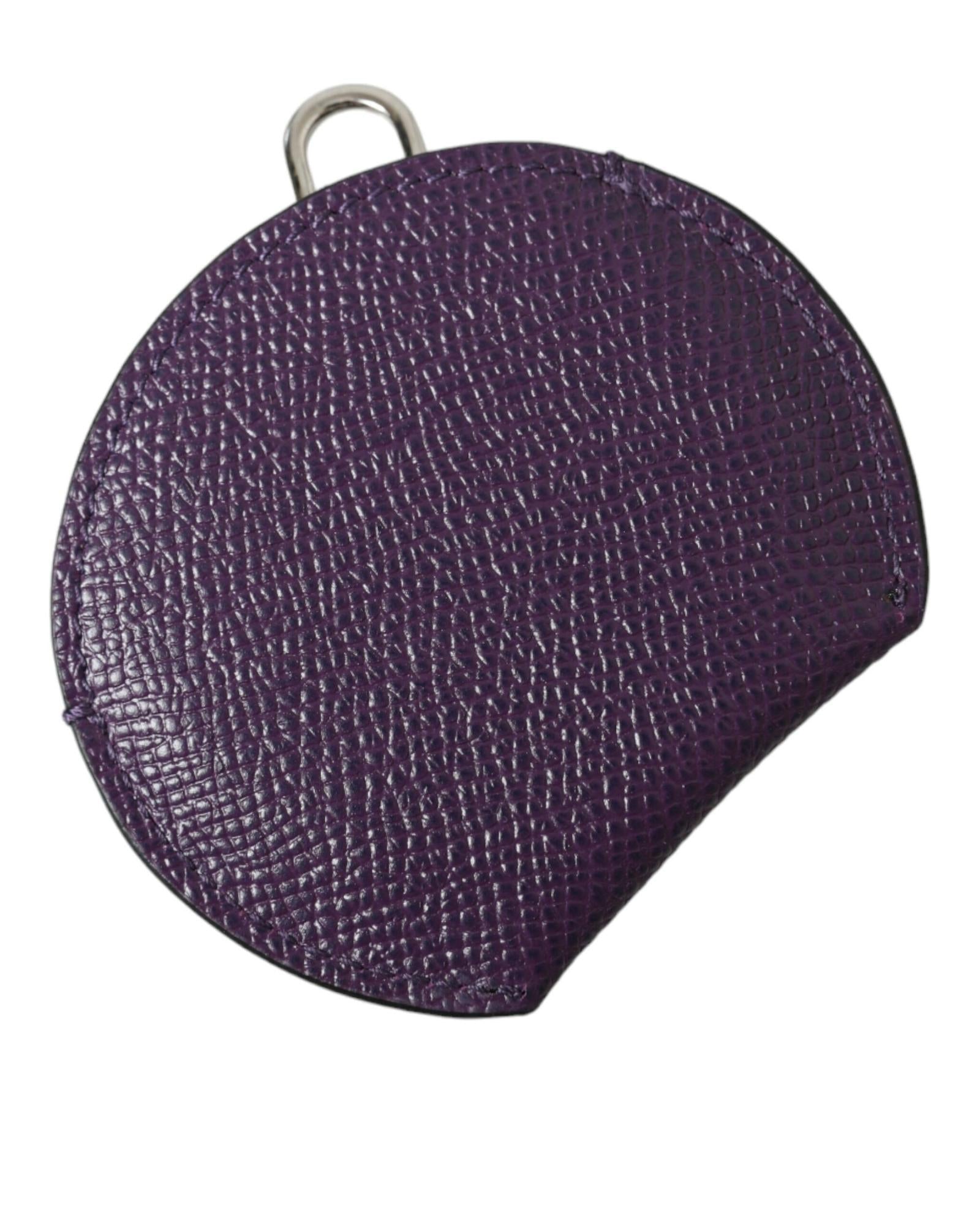Dolce & Gabbana Leather Coin Purse Purple