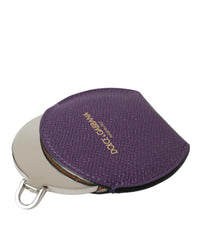 Dolce & Gabbana Leather Coin Purse Purple