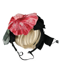 Dolce & Gabbana Floral Silk Hair Band Black