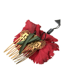 Dolce & Gabbana Carnation Flower Comb Hair Accessory