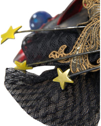 Dolce & Gabbana Rocket Headband Lace Hairband Women Black Hair Accessories