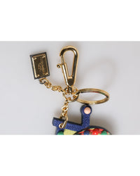 Dolce & Gabbana Ferris Wheel Keychain Leather Accessory Women Multicolor