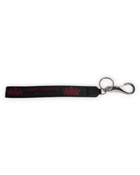 Dolce & Gabbana Keychain with Crown Emblem Men Black Keychains