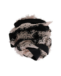 Dolce & Gabbana Lace Hair Clip Black Beige