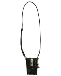 Dolce & Gabbana Sicily Box Crossbody Bag in Black Patent Leather