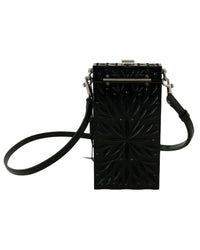 Dolce & Gabbana Sicily Box Crossbody Bag in Black Patent Leather