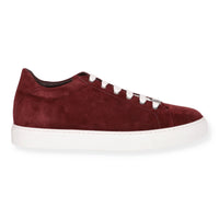 Isaia Mens Burgundy Dress Shoe