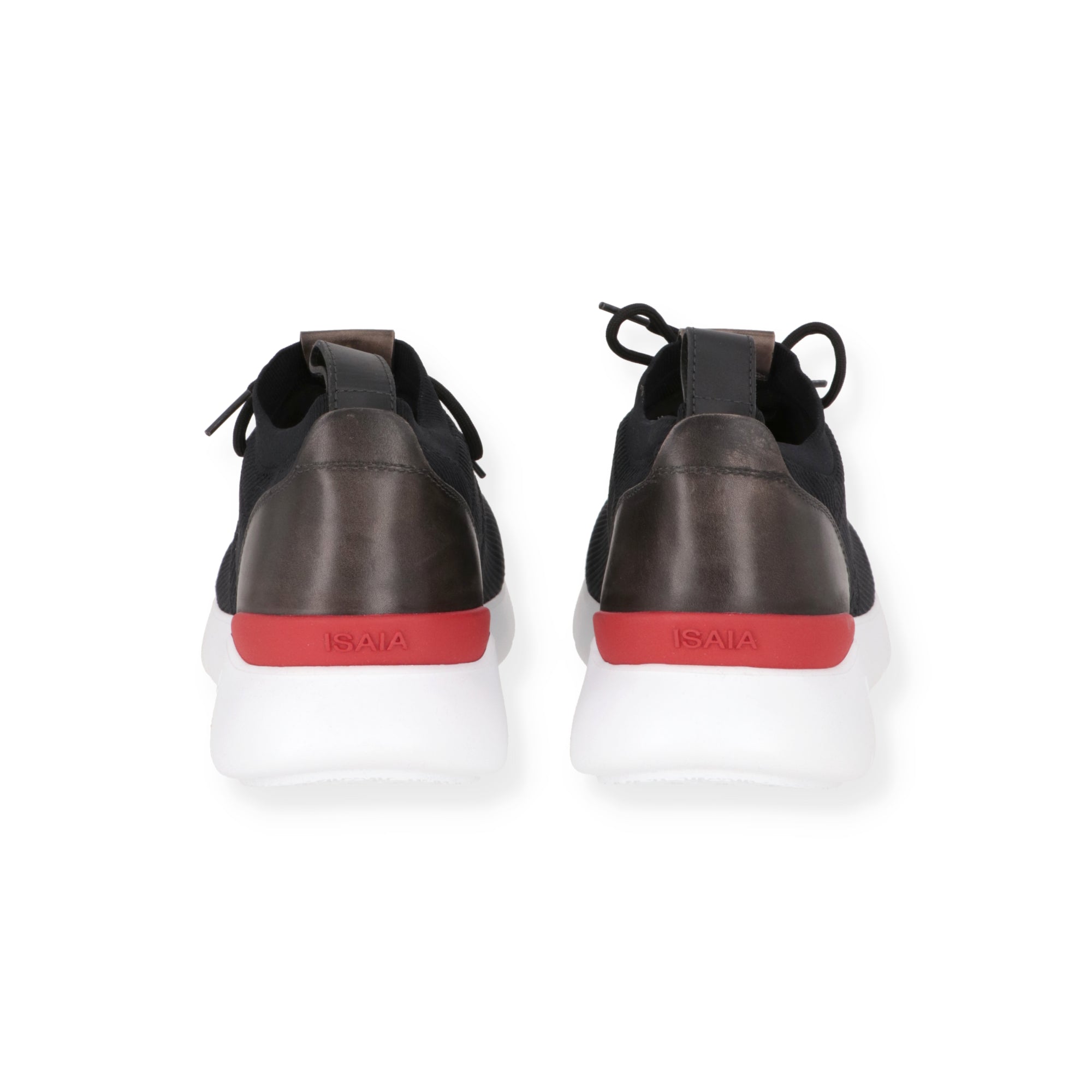 Isaia Mens Black Dress Shoe