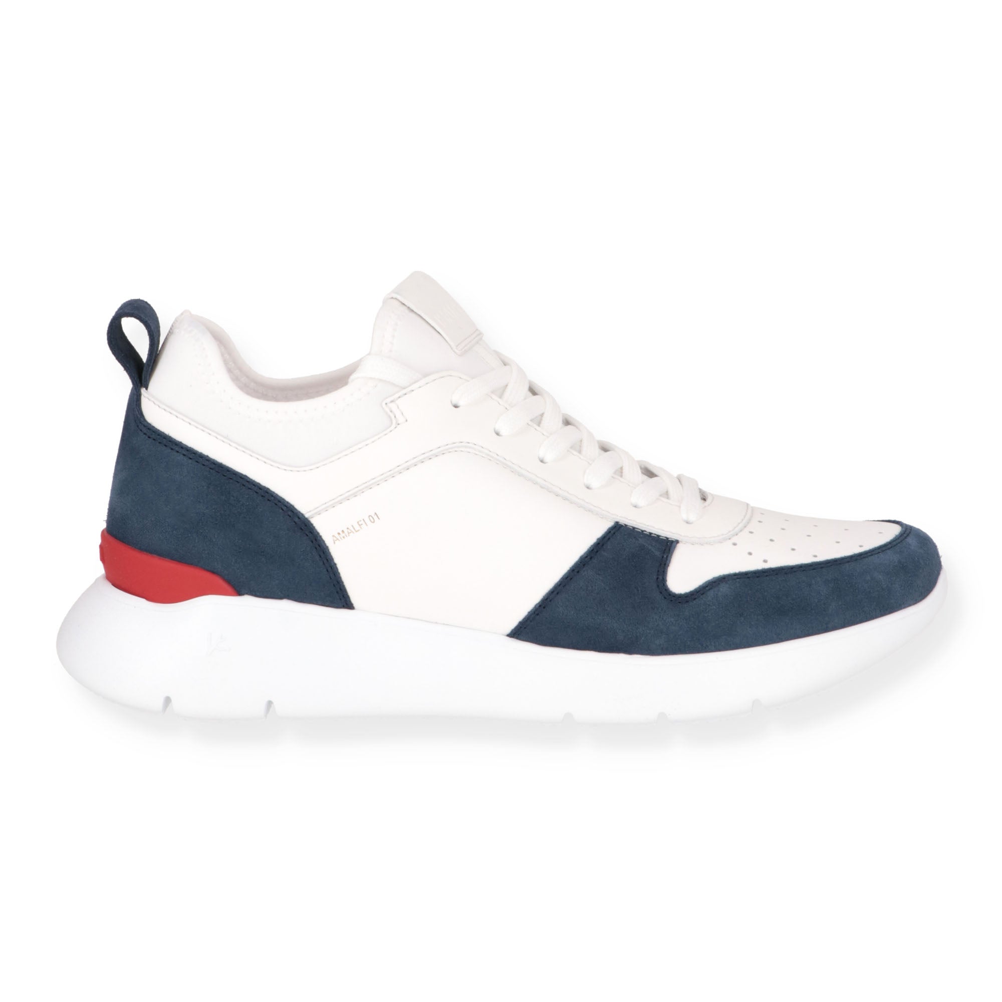 Isaia Mens Blue Multi Sneaker