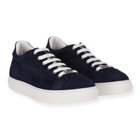 Isaia Mens Navy Sneaker