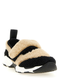 Marni Women Mary Jane Fur Sneakers