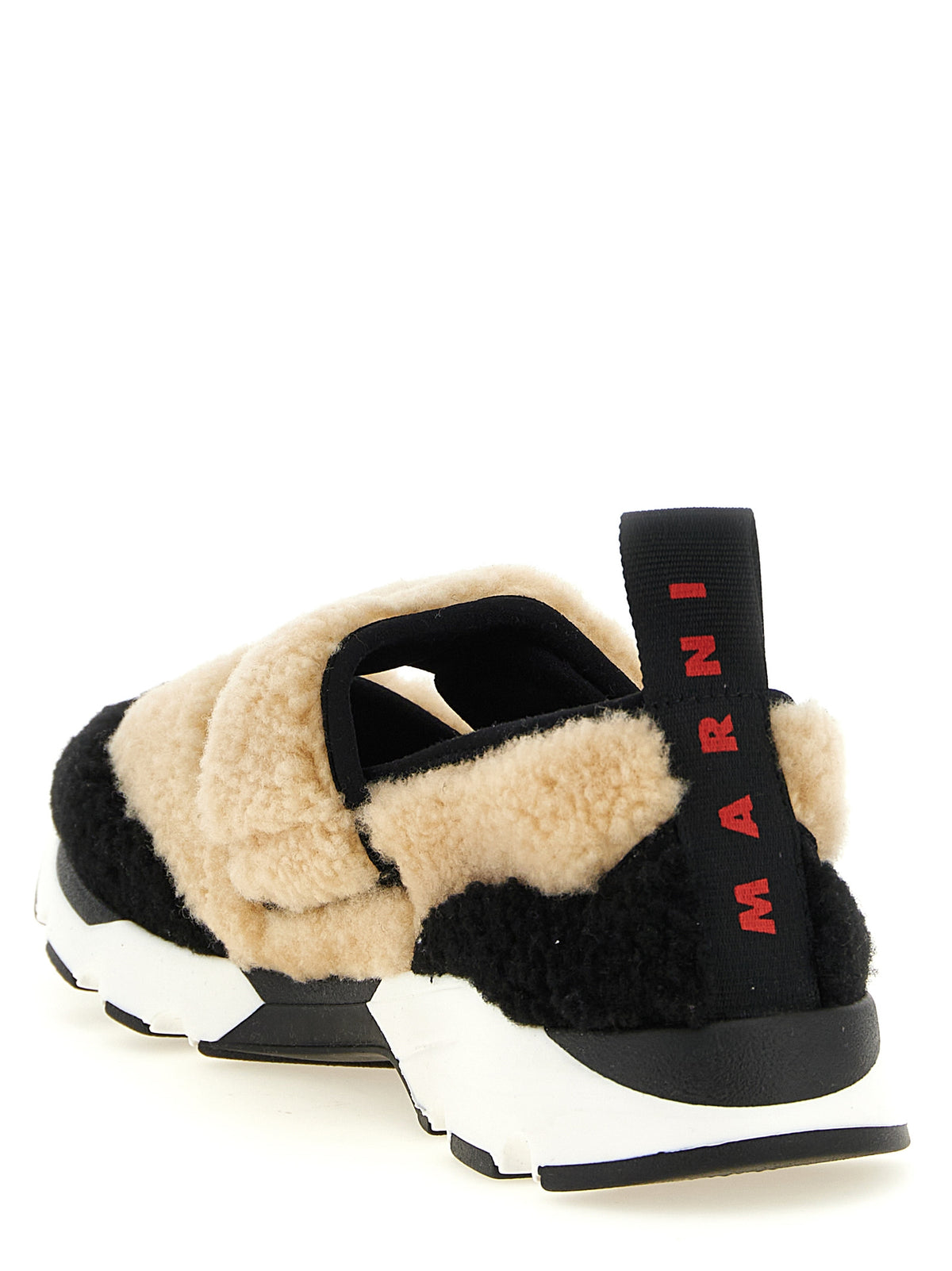 Marni Women Mary Jane Fur Sneakers