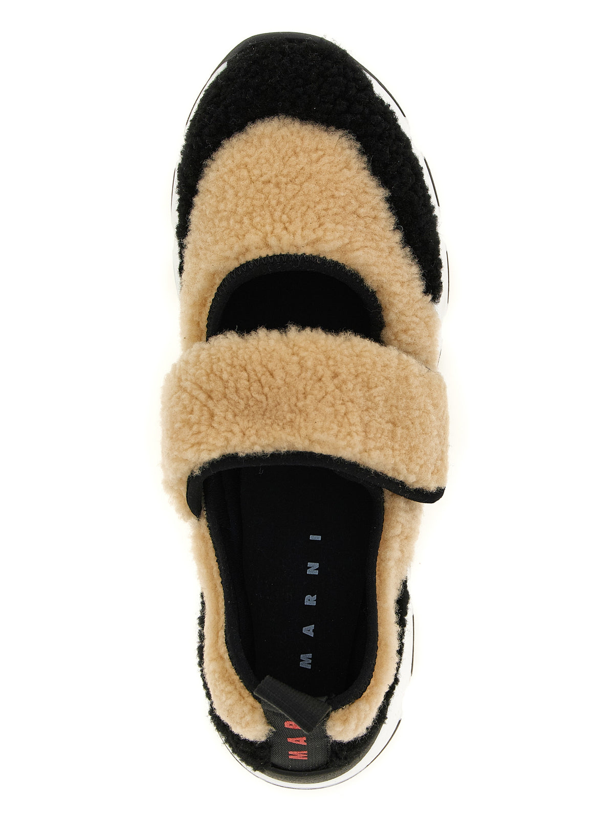 Marni Women Mary Jane Fur Sneakers