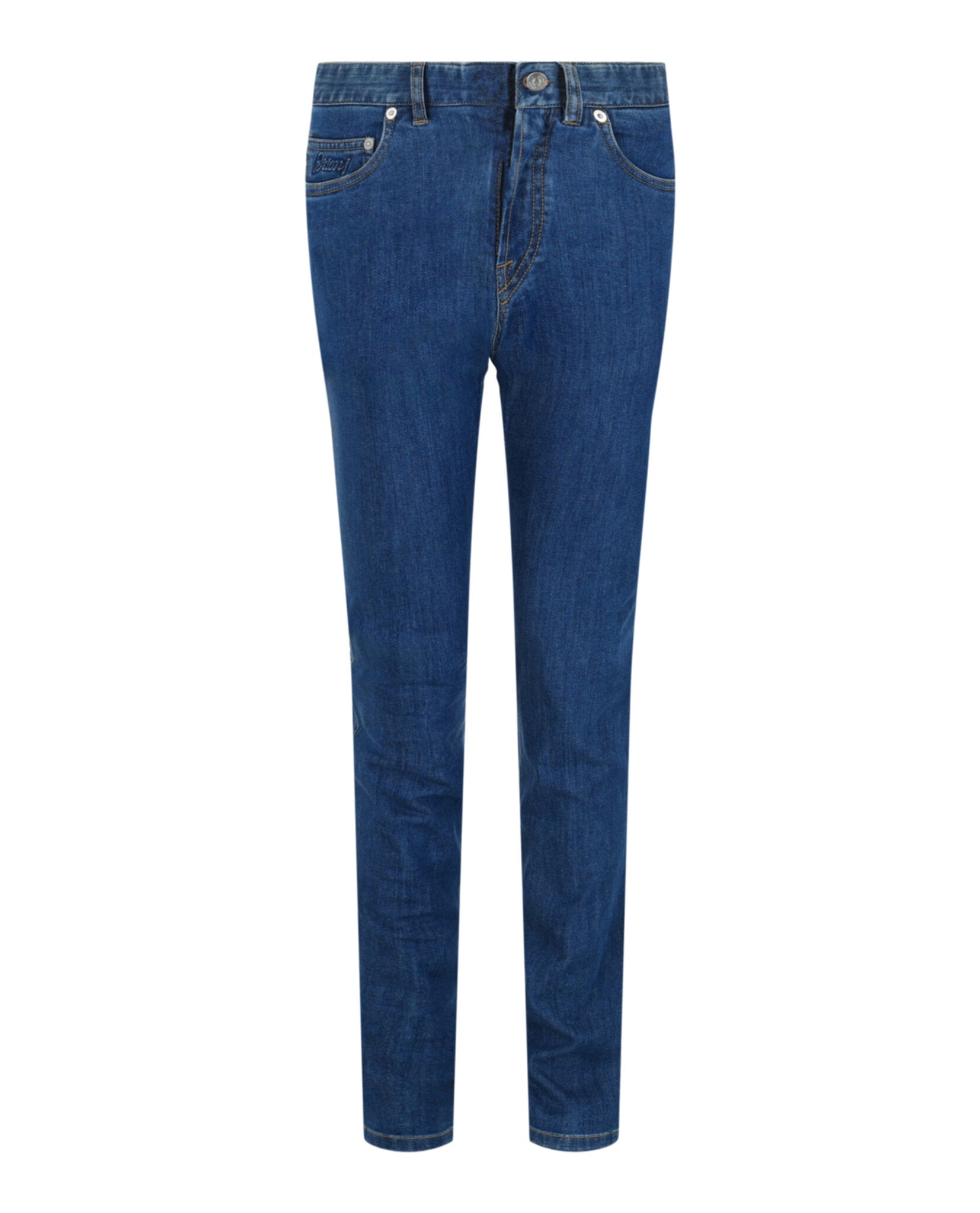 Brioni Mens Mid-Rise Denim Jeans