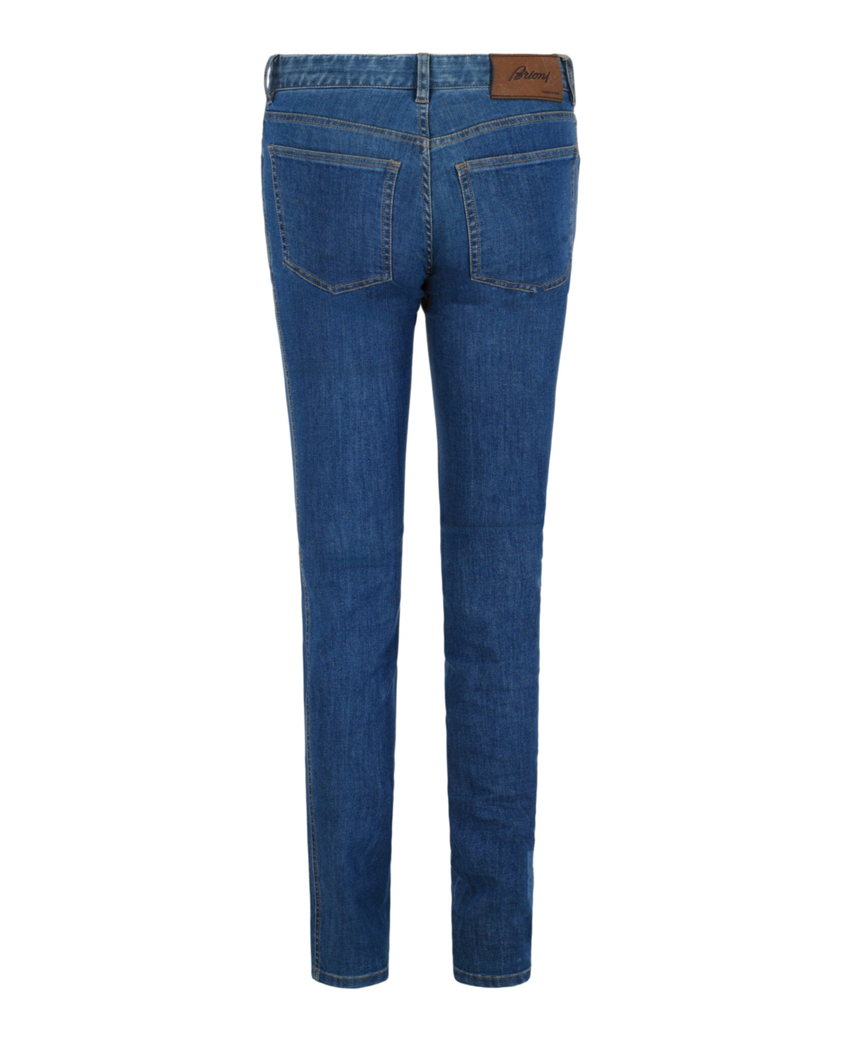 Brioni Mens Mid-Rise Denim Jeans