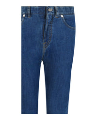 Brioni Mens Mid-Rise Denim Jeans