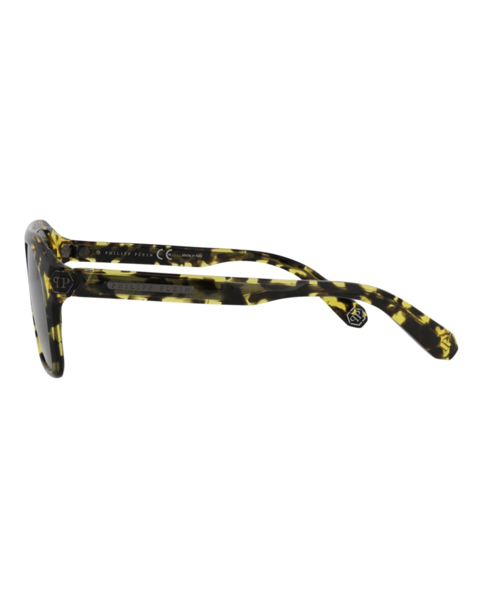 Philipp Plein Mens Aviator Havana Havana Smoke Fashion Designer Eyewear