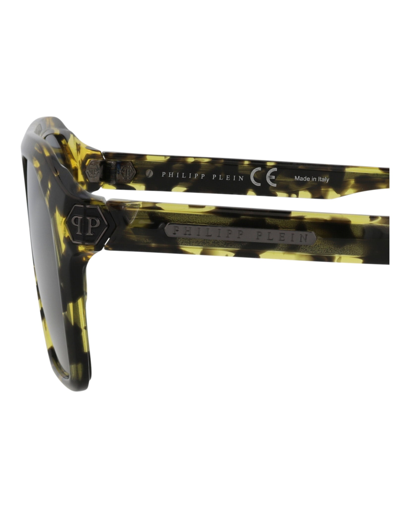 Philipp Plein Mens Aviator Havana Havana Smoke Fashion Designer Eyewear