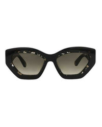 Philipp Plein Womens Cat Eye Black Black Green Fashion Designer Eyewear
