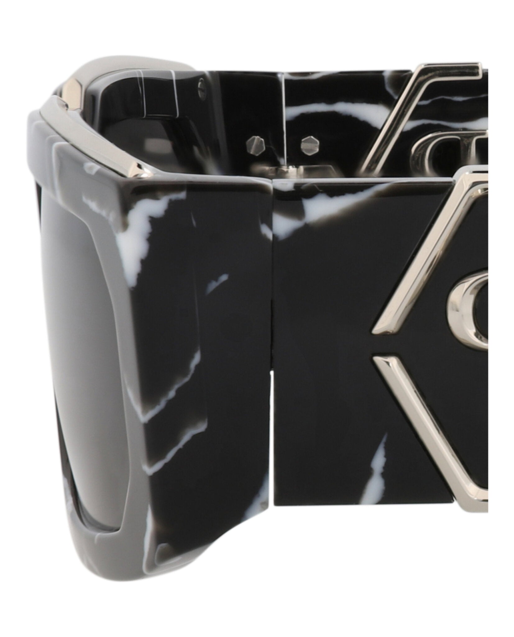 Philipp Plein Unisex Square/Rectangle Black Black Smoke Fashion Designer Eyewear