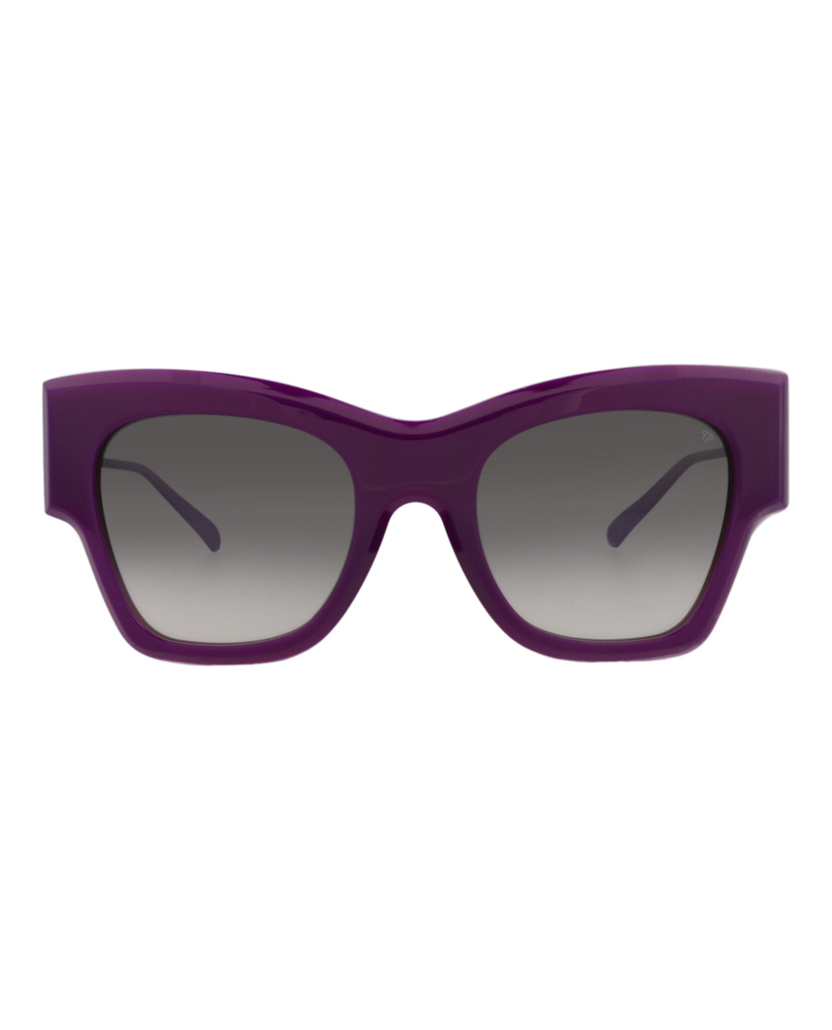 Philipp Plein Womens Cat Eye Violet Violet Smoke Fashion Designer Eyewear
