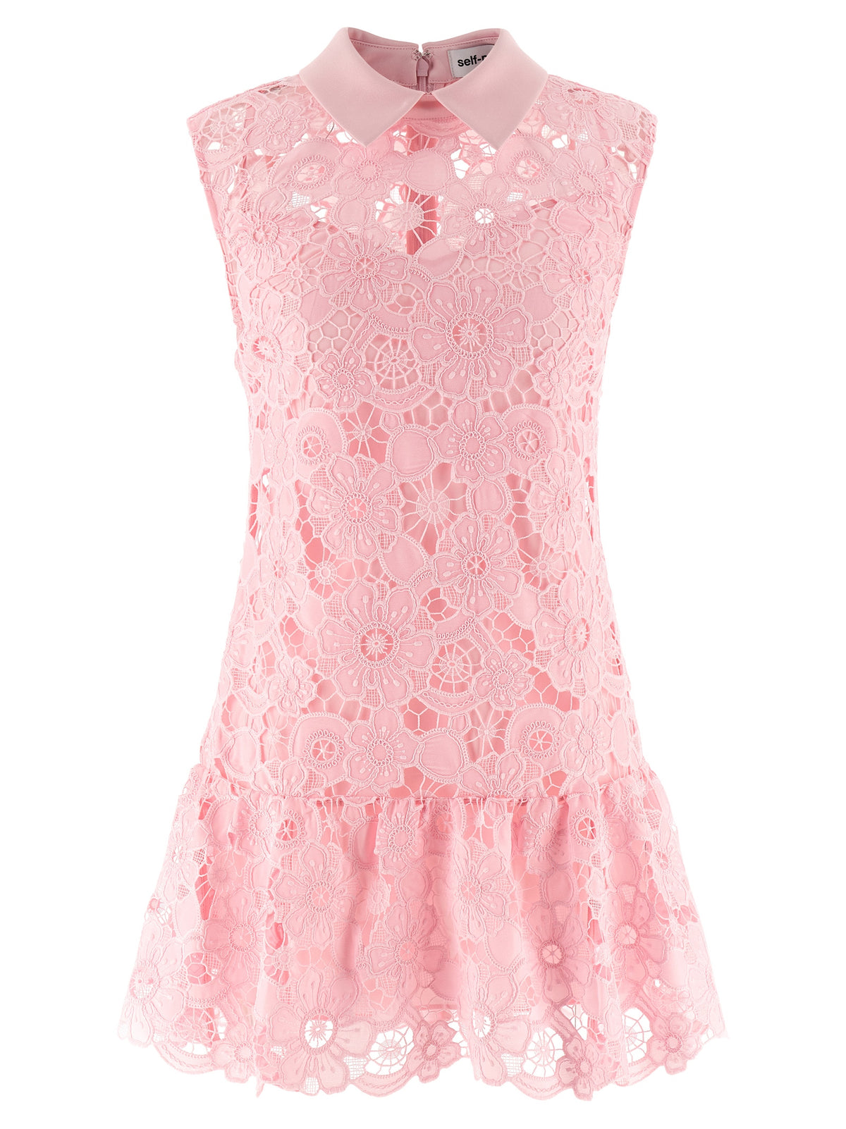SELF PORTRAIT Self Portrait Women 'Pink Lace Collared' Dress
