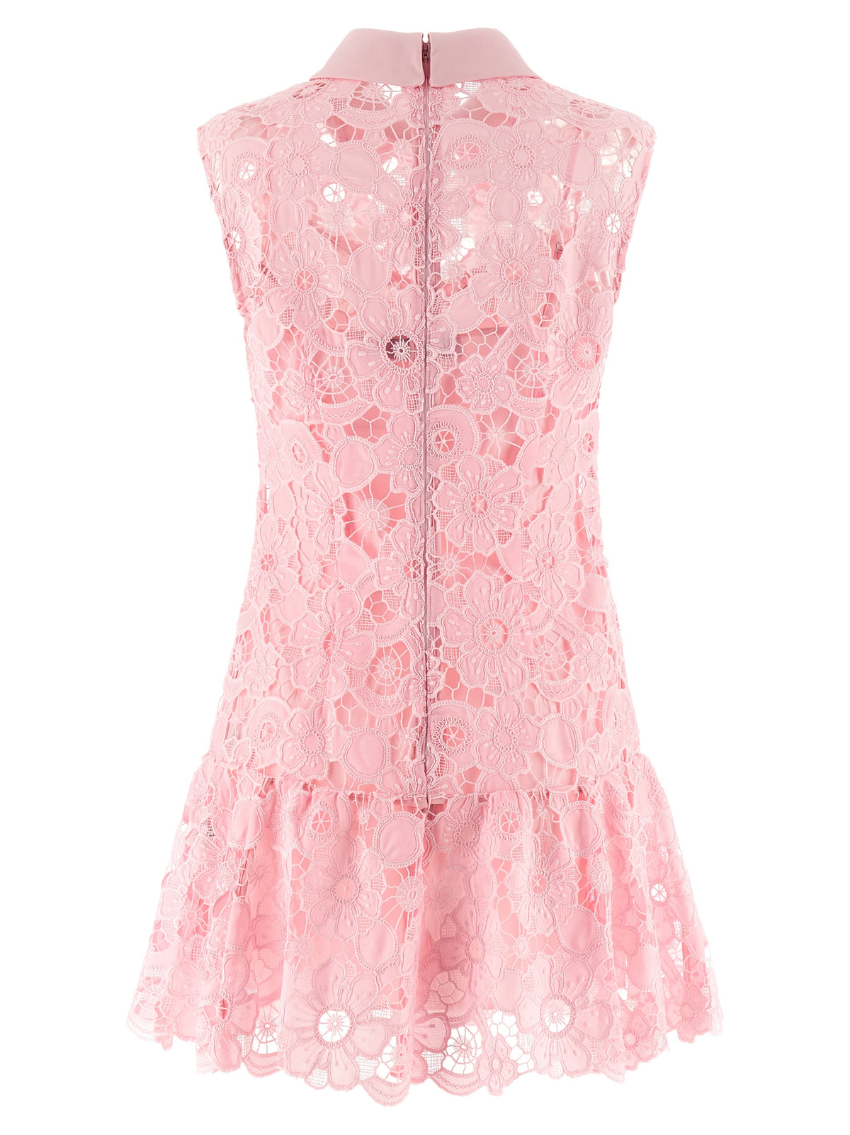 SELF PORTRAIT Self Portrait Women 'Pink Lace Collared' Dress