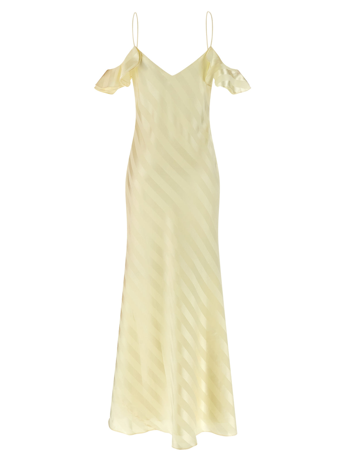 SELF PORTRAIT Self Portrait Women 'Satin Striped' Long Dress