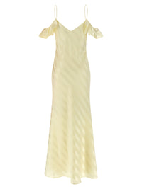 SELF PORTRAIT Self Portrait Women 'Satin Striped' Long Dress