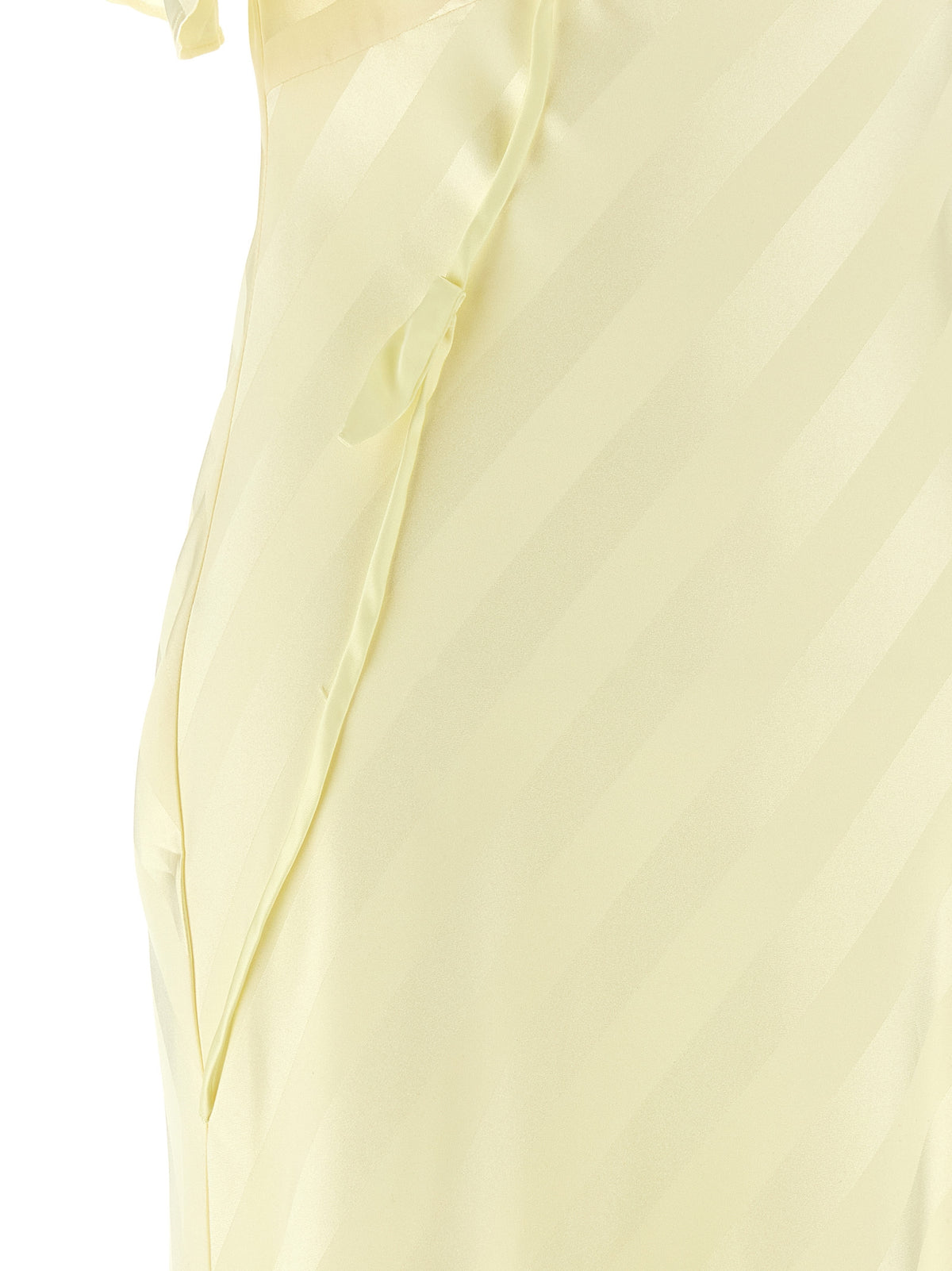 SELF PORTRAIT Self Portrait Women 'Satin Striped' Long Dress