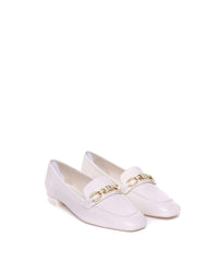 Stuart Weitzman Leather Loafers Men White