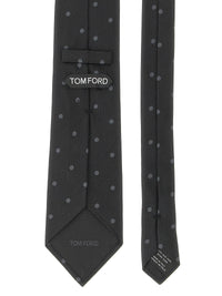 TOM FORD Tom Ford Men Polka Dot Silk Tie