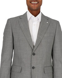Scotch & Soda Mens Grey/Black Suit