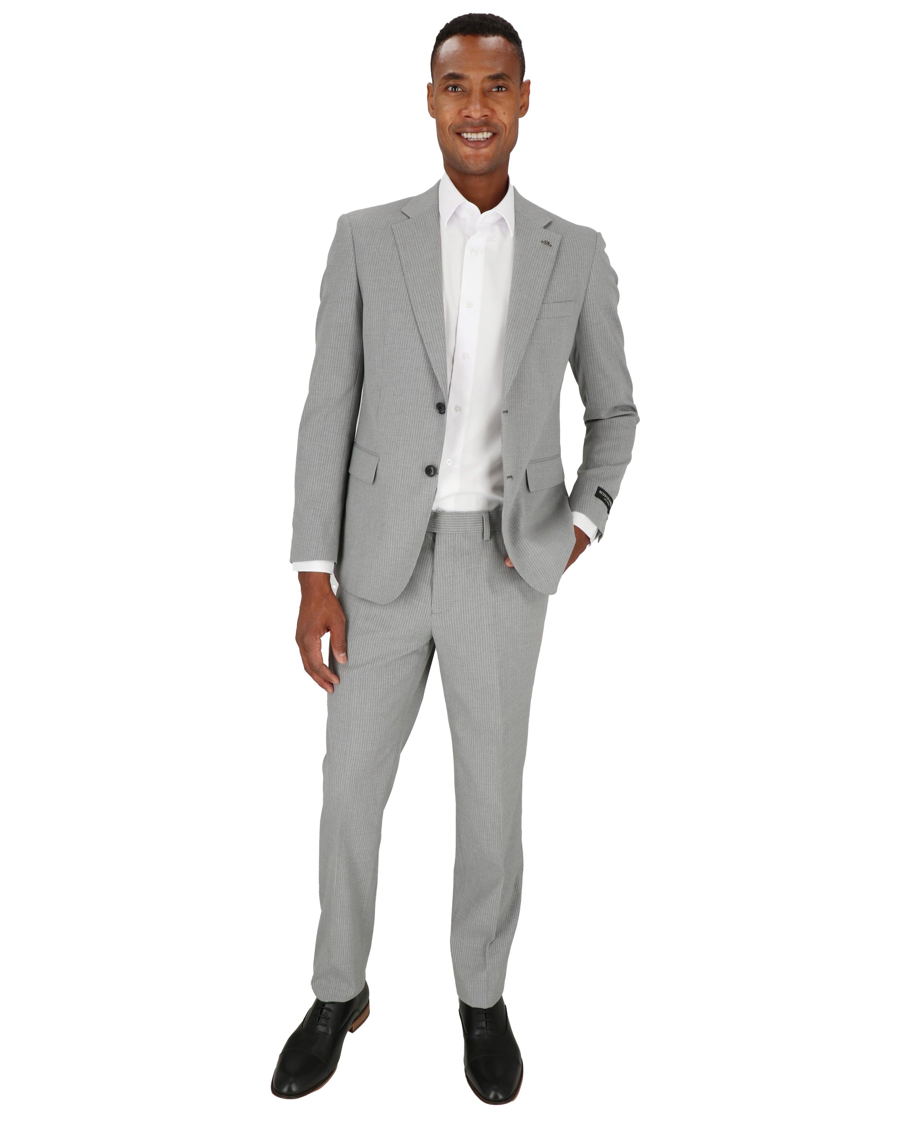 Scotch & Soda Mens Grey Suit
