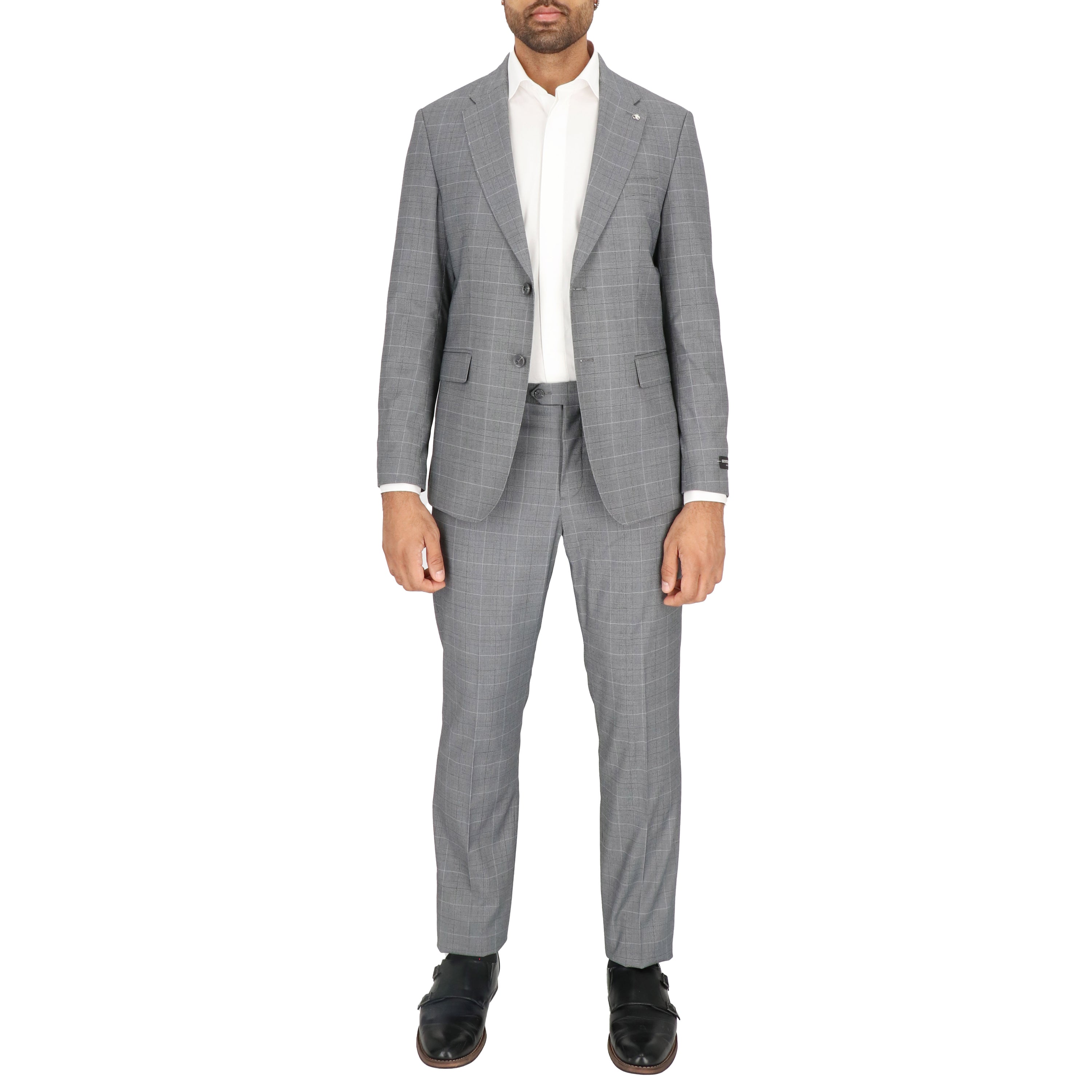 Scotch & Soda Mens Grey Suit Grey