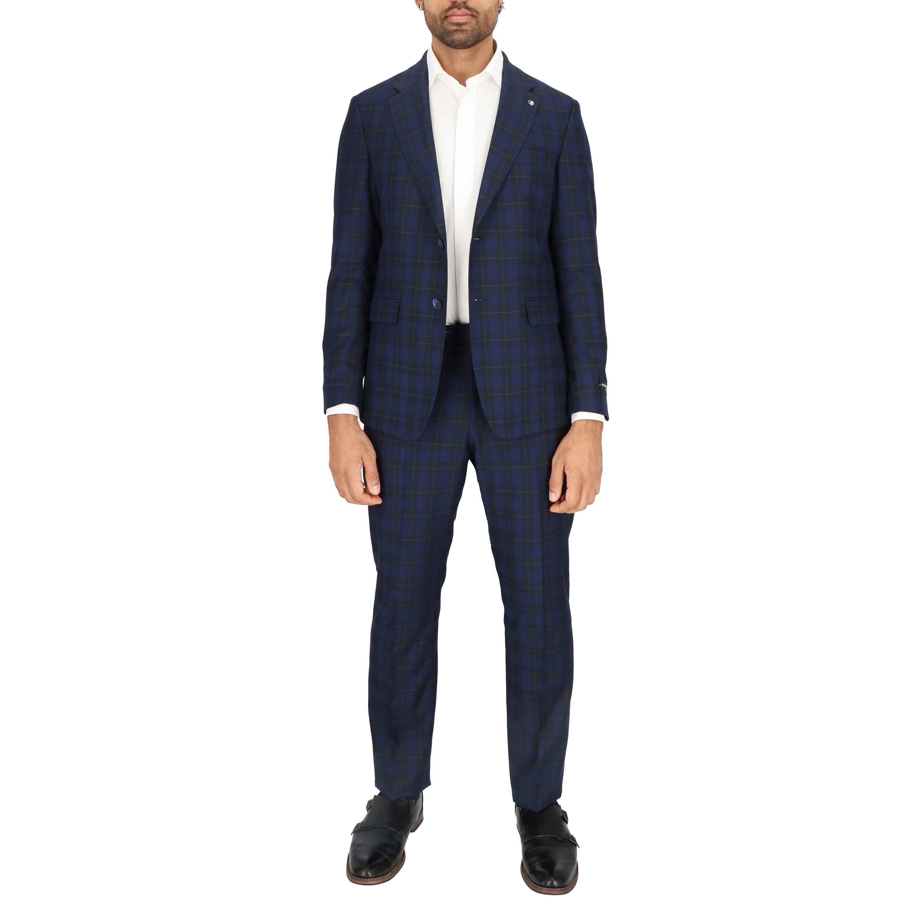 Scotch & Soda Mens Navy Suit Navy