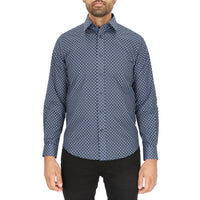 Scotch & Soda Mens Navy Dress Shirt Navy