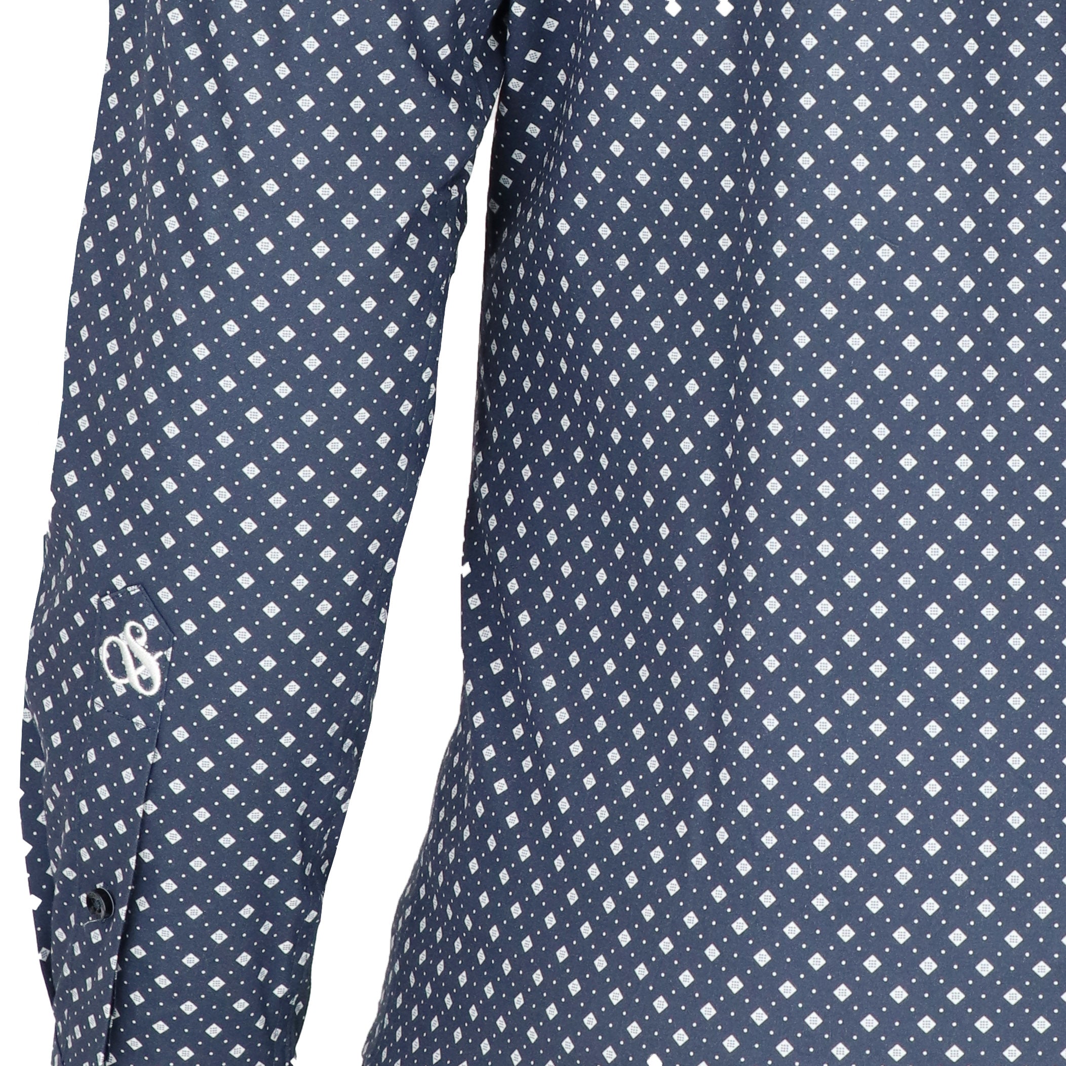 Scotch & Soda Mens Navy Dress Shirt