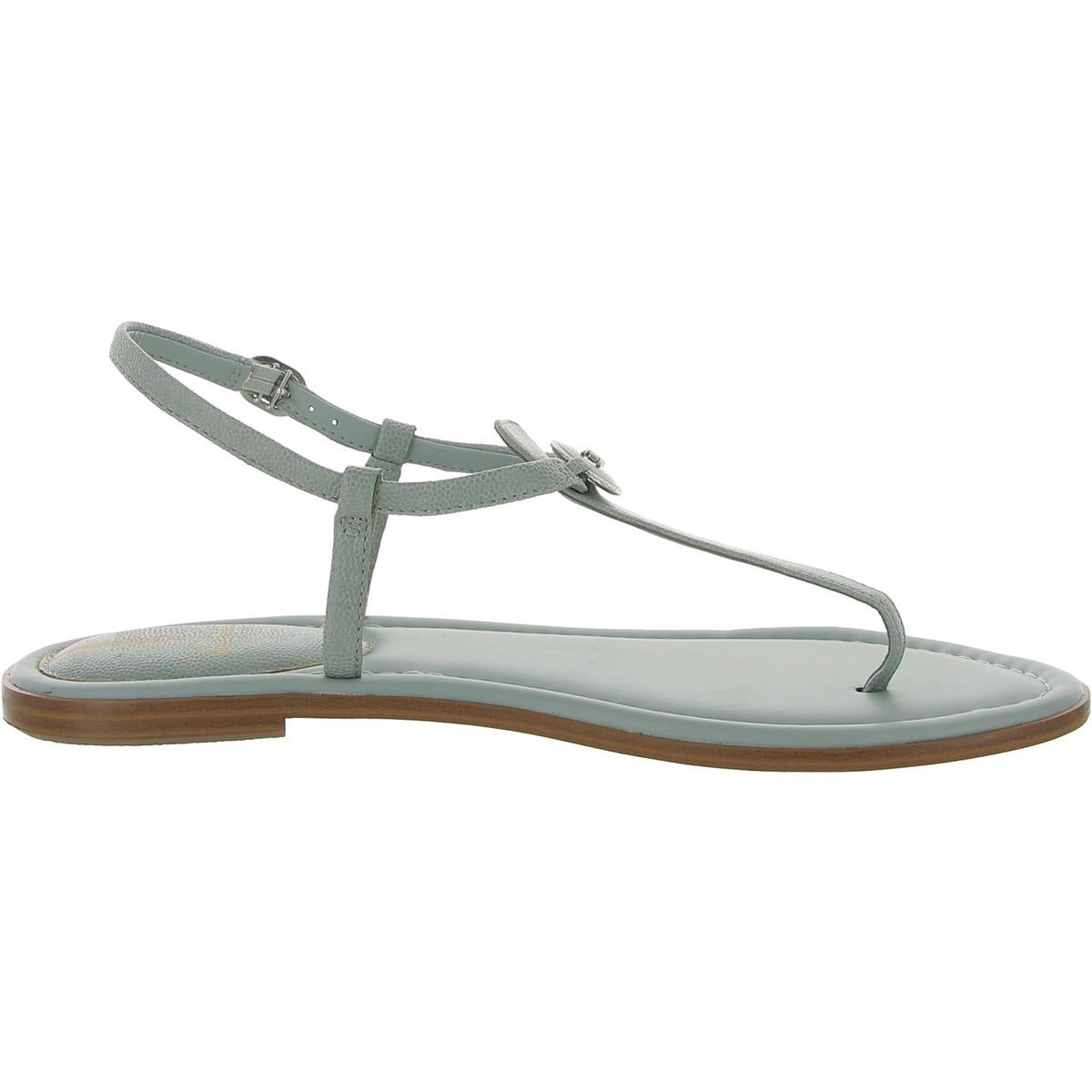 GIGI SIGNET Womens Faux Leather Casual Thong Sandals
