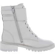 Fawdry Womens Buckle Combat & Lace-up Boots