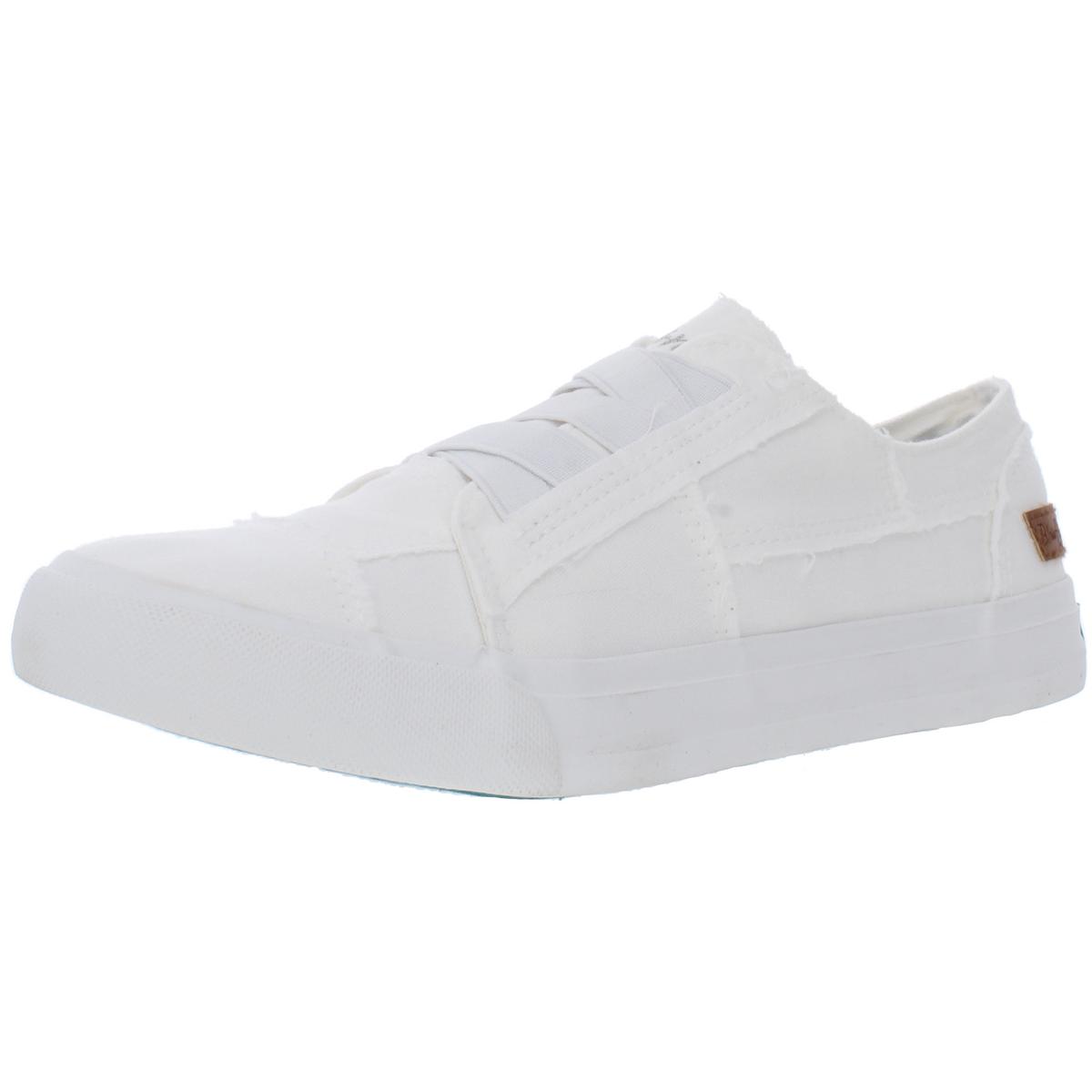 Marley Womens Comfort Insole Slip On Casual Shoes 10 Medium White