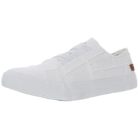 Marley Womens Comfort Insole Slip On Casual Shoes 10 Medium White