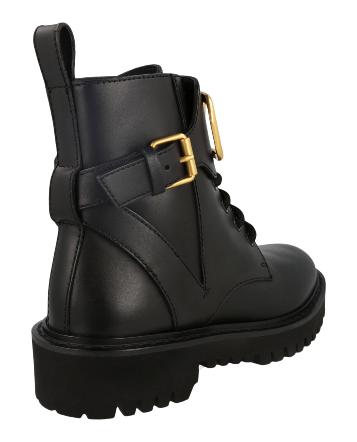 Valentino Womens VLogo Combat Boots